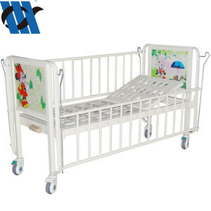 Lit d'hôpital manuel médical BDB01 pour enfants fonction unique avec rails latéraux réglables à la maison ou à l'hôpital - Product Image 3