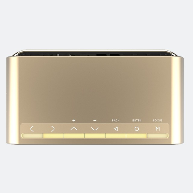 Mini Smart Projector M1S 200ANSI 1080P DLP Portable Pocket Projector - Built in Rechargeable Battery & Speaker
