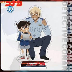 <span class=keywords><strong>Detective</strong></span> <span class=keywords><strong>Conan</strong></span> Kaito Kid Shinichi Kudo Soporte acrílico Anime Mystery Desk Decor - Product Image 6