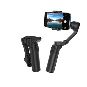 Gimbal portable pliable 3 axes F5plus Utilisé pour la photographie de voyage, l'enregistrement de courtes vidéos et la diffusion en direct
