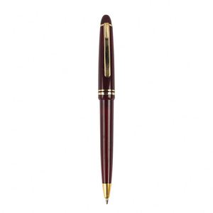 Gloss Lacquer Classic Torpedo Twist Metal Ballpoint Pen, Gold & Silver Trim Executive Signature Pen Custom Logo - Product Image 2