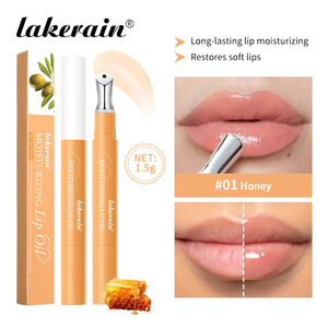 Set de 6 Colores de Aceite <span class=keywords><strong>Labial</strong></span> Hidratante Cristalino Lakerain, Diseño de Punta de Lápiz, <span class=keywords><strong>Bálsamo</strong></span> <span class=keywords><strong>Labial</strong></span> de Larga Duración, Suave, Anti-Resequedad y Agrietamiento - Product Image 2