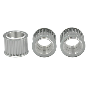 INTECH personalizzato 32mm dimensione del foro sincrono HTD5M puleggia di distribuzione 5M 34T in alluminio per uso industriale - Product Image 4