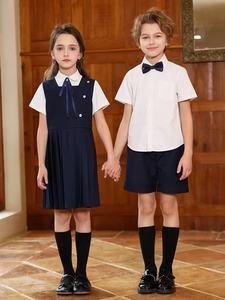 Conjunto <span class=keywords><strong>de</strong></span> Uniforme Escolar <span class=keywords><strong>de</strong></span> Verano Clásico y Moderno al por Mayor para Niños y Niñas, Traje para Actuaciones <span class=keywords><strong>de</strong></span> <span class=keywords><strong>Coro</strong></span> Escolar - Product Image 4