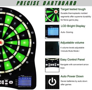 Win.max Best Home Electronic <strong>Dart</strong> Game <strong>Board</strong> with 6 <strong>Darts</strong> for Family Gathering - Product Image 5