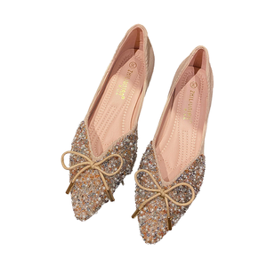 รองเท้าส้นสูงหัวแหลมแบบสวมสำหรับผู้หญิง แฟชั่นทันสมัย ไซส์ใหญ่ แบรนด์ดีไซเนอร์ ส้นบาง - Product Image 4