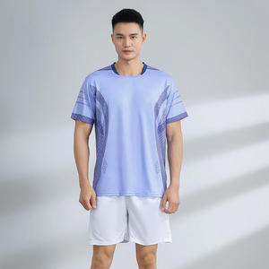 T-shirt de sport unisexe OEM en gros, séchage rapide, respirant, pour pickleball, tennis, badminton, uniforme d'entraînement d'équipe - Product Image 6