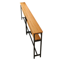 Table étroite, console longue pour chevet et bout de lit, étagère de rangement derrière canapé, meuble de rangement étroit pour espaces de la maison