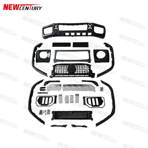 Para 2019 <span class=keywords><strong>Mercedes</strong></span>-Benz <span class=keywords><strong>Clase</strong></span> G W464 Modificación W454AMG Parachoques delantero de plástico, rejilla, cejas de rueda, cuerpo circundante - Product Image 6