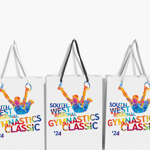 Sacchetto di carta regalo stampato di lusso all'ingrosso riciclabile al dettaglio Logo del marchio di abbigliamento personalizzato Shopping sacchetti regalo con manico - Product Image 2