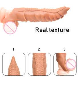 Funda para Dildo Impermeable con Forma de Cabeza de Lobo Única, Máximo Placer, Entrenador de Resistencia para Agrandamiento Masculino, Juguete Sexual para Parejas, Gran Venta - Product Image 3