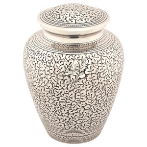 Urne de crémation en laiton de couleur verte de haute qualité pour adulte, faite à la main en métal, pour cendres d'adulte par Axiom Home Accents - Product Image 5