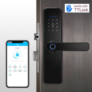 TTlock מנעול ללא מפתח קוד גיבוי טביעת אצבע מנעול אלקטרוני טויאה WiFi מנעול דלת חכם - Product Image 2