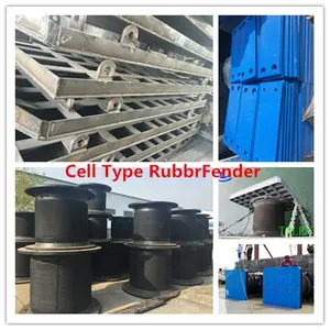 Marine Rubber Bumper Supply Cell Type Bumper/marine Rubber Fender With Front Panel