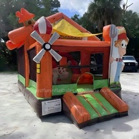 Structure gonflable combinée Animal Ranch avec installation facile pour les tout-petits - Marque Justfun Modèle JFSC-777