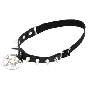 Punk Gothique PU Cuir Jambe Jarretières Sexy Rivet Cuisse Bretelles avec Étoile À Cinq Branches Pendentif Adulte Jarretières Ceinture - Product Image 4