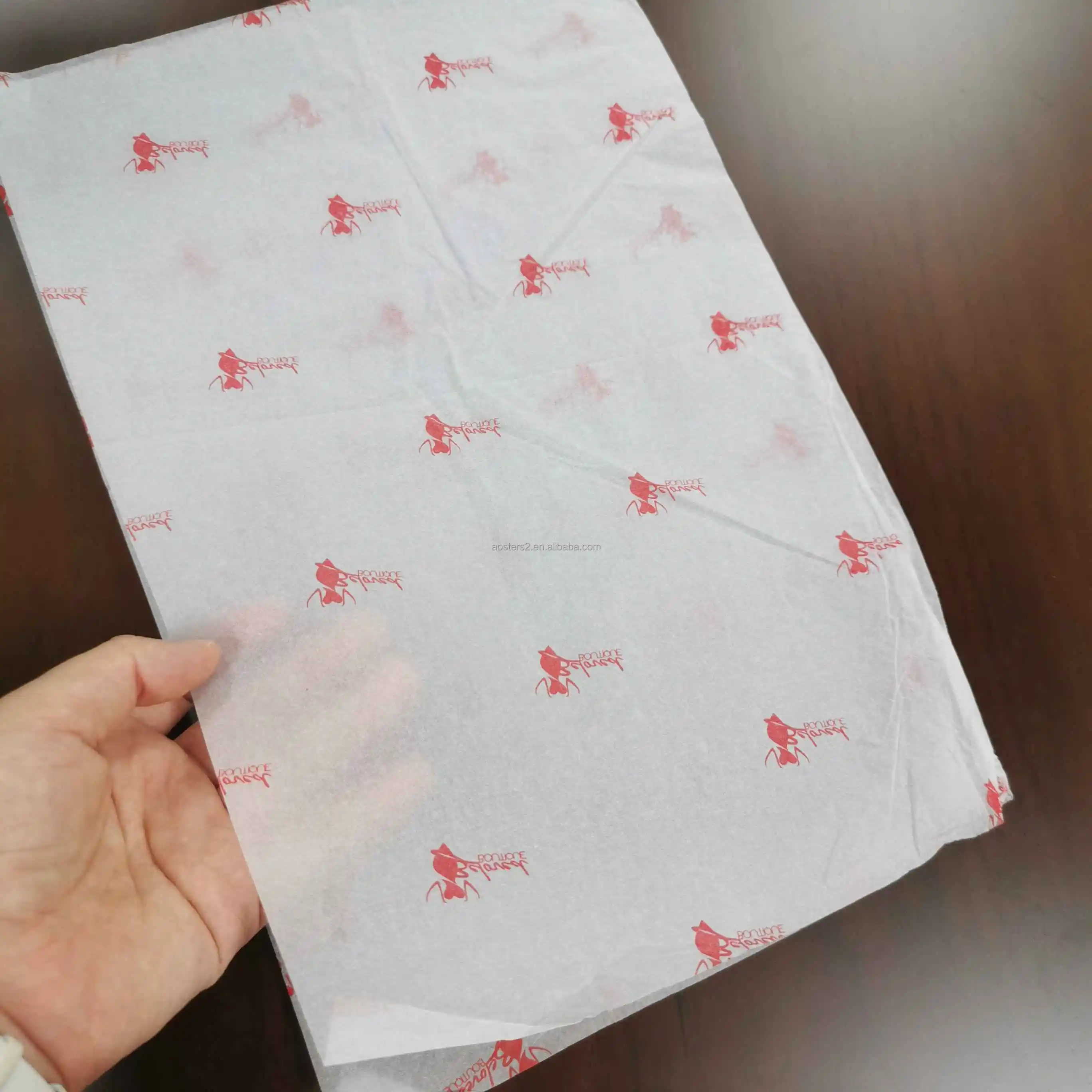 ティッシュペーパーカスタム包装紙印刷ロゴ包装紙
