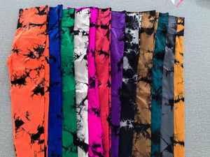 Personalizado barato Tie Dye gradiente Yoga pantalones deporte Leggings mujeres sin costuras de cintura alta <span class=keywords><strong>Push</strong></span> <span class=keywords><strong>up</strong></span> mujer medias Fitness entrenamiento Leggins - Product Image 2