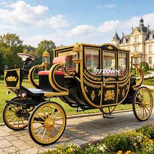 Chariot de Mariage Électrique ZOWN Royal pour Visites Touristiques, Modèle Princesse Cendrillon, Origine Chine Henan - Product Image 1