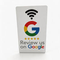 Panneau NFC et code QR personnalisé pour avis clients, avec cartes de visite numériques, analyse des données et page d'accueil personnalisable