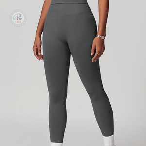 Giacca da Yoga Stile Europeo con Colletto Alto e Zip, Manica Lunga, Aderente e ad Asciugatura Rapida per Fitness e Sport all'Aperto - Product Image 4