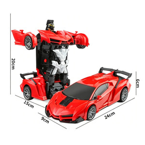 Voiture RC transformable 1:18 à télécommande 40 MHz, véhicule robot, 5 couleurs au choix, batterie rechargeable, <span class=keywords><strong>jouet</strong></span> en boîte colorée - Product Image 3