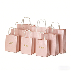 Bolsas <span class=keywords><strong>de</strong></span> Compras <span class=keywords><strong>de</strong></span> Papel <span class=keywords><strong>de</strong></span> Regalo <span class=keywords><strong>de</strong></span> Lujo Ecológicas con Logotipo Personalizado Impreso, con Laminación e Impresión Digital - Product Image 4
