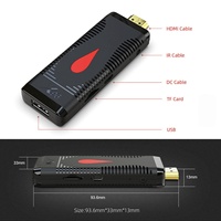 YDH- X96 S400 Vente en gros usine H313 4K Android 10 TV Stick WiFi 2.4G 2+16 Go Lecteur multimédia intelligent avec décodeur 1 an
