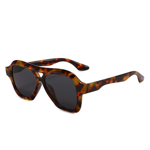 Gafas de sol retro de aviador con montura completa UV400 para mujer, protección solar, gafas de moda - Product Image 4