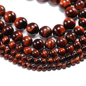 Natural <b>Red</b> Tiger Eye Loose <b>Beads</b> Round For Jewelry Making Wholesale 6mm 8mm 10mm 12mm 14mm 16mm 18mm 20mm - Product Image 4