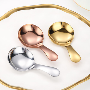 ช้อนสแตนเลสแบบสั้น ช้อนชา ช้อนมินิ ช้อนไอศกรีม ช้อนขนมหวาน ช้อนขัดเงา - Product Image 3