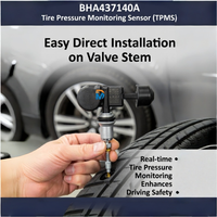 Capteur TPMS de pression des pneus pour moteur de voiture, étiquette privée personnalisée, BHA437140A