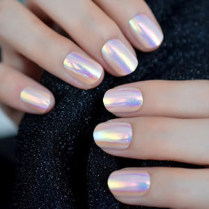 Presione en las <span class=keywords><strong>uñas</strong></span> Extremadamente corto Squoval Glossy <span class=keywords><strong>Neon</strong></span> Color 12 tamaños-24 piezas Cubierta completa para Party Night Club - Product Image 2