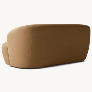 RH <span class=keywords><strong>EMILIA</strong></span> Sofá seccional sin brazos moderno Diseño de base de plataforma Esponja Cojines de felpa Tela de tapicería personalizable Minimalista - Product Image 6