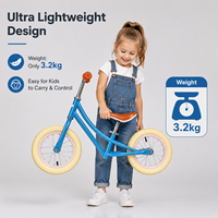 Bicicleta de Equilibrio para Niños, Tamaño Personalizado, Sillín Ajustable, Bicicleta para Caminar para Niños Pequeños, Bicicleta de Entrenamiento de Equilibrio para Niños