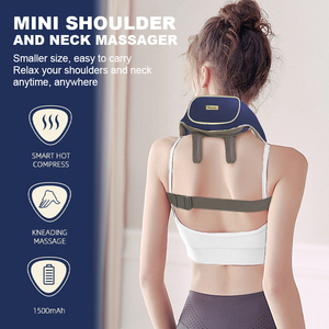 Factory Manufacture Shiatsu Back Neck and Shoulder Muscle Relax Massager Heating Kneading Tapping ST-351 Factory Manufacture - Product Image 5