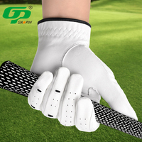 GP Gants de golf en cuir PU de haute qualité en peau de mouton pour hommes femmes Élégant personnalisable Protection UV amélioré Jeu de golf Sports Gym
