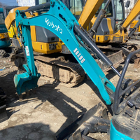 Miniexcavadora Usada Original de Japón para U15, U17, U20S, 2022, Bomba Hidráulica Completa, Motor, Caja de Cambios, Alta Eficiencia
