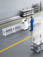 Máquina de Corte de Aluminio Honki Bright con Posicionamiento Automático
