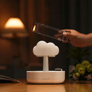 Wholesale Home Rainfall Cloud Lamp Water Diffuser Purifiers LED Night Lights Rain Fall Drop <b>Humidifier</b> for Kitchen and Bathroom - Product Image 2
