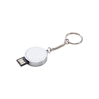 LLavero de unidad Flash USB personalizado, con recubrimiento de Orca por sublimación, en blanco