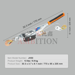 เครื่องดึงสายเคเบิลแบบมือหมุนเกรดอุตสาหกรรม พร้อมด้ามจับหนาพิเศษ  พร้อมเบรกมือ  รองรับการปรับแต่งตามความต้องการ  รองรับ OEM ODM  ด้ามจับพ<span class=keywords><strong>ลา</strong></span>สติก - Product Image 2