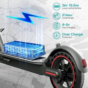 Scooter Eléctrico Plegable Rápido y Económico, Trotinette Electrique, Patineta Eléctrica para Adultos, Envío desde Almacén en EE. UU. y la UE - Product Image 3