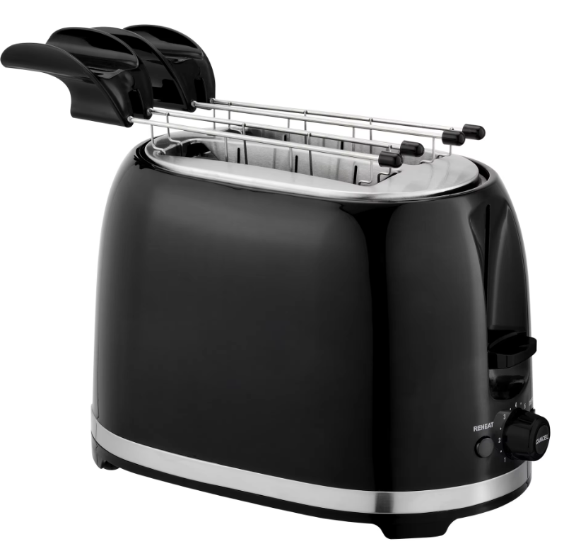 Black with a sandwich holder