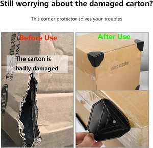 Protettori angolari per imballaggi in plastica utilizzati per angoli retti anticollisione nell'imballaggio in scatola di cartone - Product Image 2
