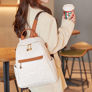 <span class=keywords><strong>Zaino</strong></span> da viaggio impermeabile con logo stampato <span class=keywords><strong>in</strong></span> <span class=keywords><strong>pelle</strong></span> sintetica - Product Image 4