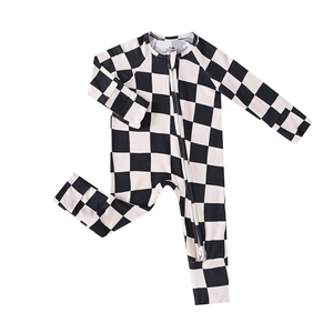 OEKO-TEX gecertificeerde biologische bamboe baby pyjama's fabrikant ademende rekbare baby slaapkleertjes - Product Image 1