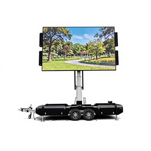 Afficheur LED mobile monté sur véhicule, étanche, 4500 cd/m², haute luminosité, levage, haute résolution, affichage des médias sociaux - Product Image 3