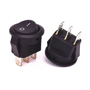 Mini interrupteur à bascule 6A 250V 3 broches marche/arrêt, interrupteurs à bascule ronds 23MM - Product Image 5