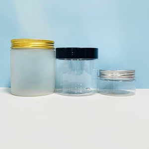 50ml 100ml 120ml 200ml 250ml 500ml Pet <b>Plastic</b> Can <b>Containers</b> Storage Jar with Transparent Lid - Product Image 6